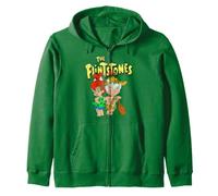 The Flintstones | Official Classic Cartoon Merch | WBUFLN01 Zip Hoodie