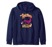 The Flintstones | Official Classic Cartoon Merch | WBUFLN04 Zip Hoodie