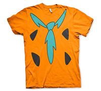 the flintstones Officially Licensed Costume Mens T-Shirt (Orange), Large