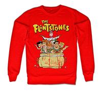 The Flintstones Officially Licensed Sweatshirt (Red), X-Large