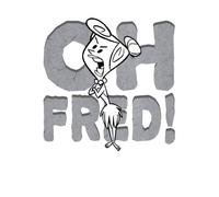 The Flintstones Oh Fred! Women's T-Shirt - White - XS