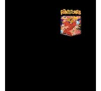 The Flintstones Pocket Pattern Women's T-Shirt - Black - XL