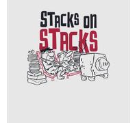 The Flintstones Stacks On Stacks Women's T-Shirt - Grey - 3XL