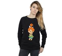 The Flintstones Women's Pebbles Flintstone Sweatshirt in Black | Size: 2XL The Flintstones Black 2XL
