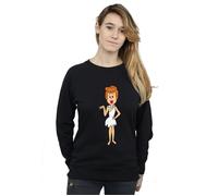 The Flintstones Women's Wilma Flintstone Classic Pose Sweatshirt in Black | Size: XL The Flintstones Black XL