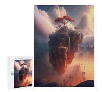 The Floating Castle Hobby Jigsaw Puzzle for Adults, 500 PCS, An Engaging Indoor Activity for Quiet Evenings, for Family Nights