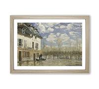 The Flood at Port-Marly by Alfred Sisley Framed Print | A2 Oak Framed Wall Art | Ready to Hang | Modern Nature Picture | Living Room Bedroom Lounge Office