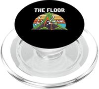 The Floor is Lava Fun Volcanoes Volcanologist Volcano Lover PopSockets PopGrip for MagSafe