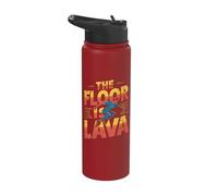 The Floor is Lava Funny Parkour Freerunning Stainless Steel Insulated Water Bottle