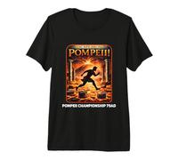 The Floor is Lava Pompeii Championship 79 AD Funny Roman Premium T-Shirt