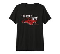 The Floor is Lava - Pompeii Dark Humor - Ancient Rome SPQR Premium T-Shirt