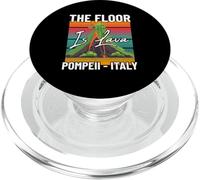 The Floor is Lava Pompeii Italy Volcanologist Volcano Lover PopSockets PopGrip for MagSafe