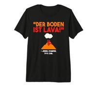 The Floor is Lava Volcano Vesuvius erupting Premium T-Shirt