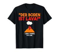 The Floor is Lava Volcano Vesuvius erupting T-Shirt