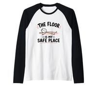The Floor is My Safe Place Raglan Baseball Tee