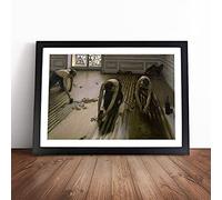 The Floor Scrapers By Gustave Caillebotte | Framed Wall Art Print | Modern Home Decor Picture | Ready to Hang Artwork for Living Room, Bedroom, Kitchen or Office | Multiple Sizes