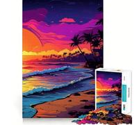 The Florida Life Jigsaw Puzzles for Teenagers 1000 Piece Raise Memory Leisure Time Clean Edge Lovely Present (38x26cm)