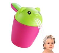 The Flow Bath Rinse Cup | Rinseer Cup To Wash Hair + Bodyy | Rinserr Cup For Bathh Time With Easy Grip Handle + Removable Rain Shower | Rinser Withh 2 Pack Cradle Cap Brush For Kids Toddler Body Was