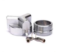 The Flow Security Systems VersaLock | Vented Locking Fuel Tank Cap | for Transfer Tanks & Above Ground Commercial Tanks | Prevents Theft & Secures Fuel Tanks | FSS 754 | Includes Adapter