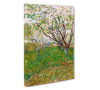 The Flowering Orchard By Vincent Van Gogh Canvas Print | Gallery Wrapped 30mm Frame Wall Art | 30x20 inches | Ready to Hang | Impressionist Picture | Living Room Bedroom Lounge Office