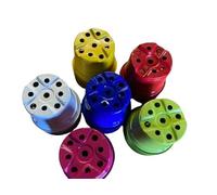 The Flowerpot Men 50 x COLOURED 9CM FLOWERPOTS/PLANT POTS