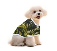 The Flowers in The Castle Dog T-Shirt Clothes Apparel Puppy Vest Pet and Elastic Tank Top Clothing, Dogs Cats Pullovers Cute Breathable Soft Medium