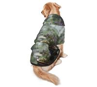 The Flowers Next To The Window Adorable Dog Hoodie - Soft Polyester Pet Hoodie For Medium And Large Dogs, Seasons