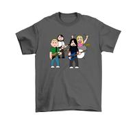 The Flu Fighters, Music Caricature T-Shirt, Made from, Unisex Style, Regular Fitted