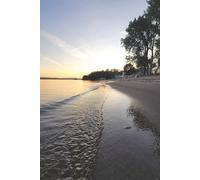 The Fluffy Nomad - Nature Series - Lake Champlain Sunset: 125 page journal | college ruled