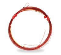 The Fly Crate Euro Nymph Leader | 21 Feet Mono-Rig with 2mm Tippet Ring | Adjustable Red and Chartreuse Indicator Tippet | Handmade in The USA | Technical European Nymphing Fly Leader 1 Pack (Micro)