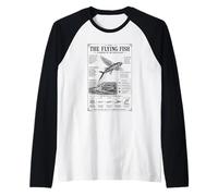 The Flying Fish A Marvel of The Open Ocean Raglan Baseball Tee