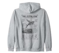 The Flying Fish A Marvel Of The Open Ocean Zip Hoodie