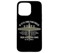 The "Flying Fortress" B-17 Bomber World War II with Specs Case for iPhone 15 Pro Max