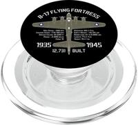 The "Flying Fortress" B-17 Bomber World War II with Specs PopSockets PopGrip for MagSafe