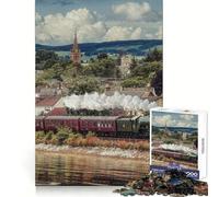 The Flying Scotsman Hard Jigsaw Puzzle for Adults 1000 Pieces Strengthen Recall Stress Release Premium Edge Fine Art Piece (50x75cm)