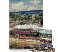 The Flying Scotsman Jigsaw Puzzle for Adults 1000 Pieces Think Smart Toy Home Enjoy Accurate Cut Wall Art Decor (38x26cm)
