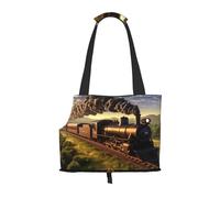 The Flying Train Dog Purse Carrier,Pet Tote Bag, Bag for Small Dogs Cats Puppy