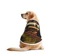 The Flying Train Pet T-Shirts for Dogs-Dog Clothes for Large and Medium Dogs, Comfortable Dog Shirts, Perfect for Daily Wear