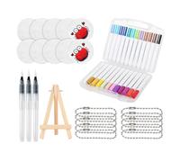 The Foam Craft Set - 24 Colours Colouring Pens with 3D Effect for Fun DIY Craft Projects and Creative Ideas - 3D Drawing DIY Art Set | for Nursery Children Girls Children Daughter and Son