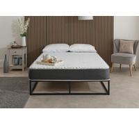 The Foam People Superior Cashmere All Foam Mattress - Plush Memory Foam Comfort - Dark Grey - 1 - 2ft6 Small Single Mattress (75cm x 190cm)