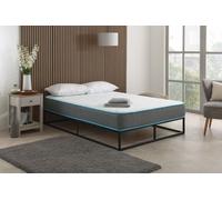 The Foam People Superior Cooling Memory Foam Mattress - Advanced Cooling Foam Technology - Grey - 1 - European Single Mattress (90cm x 200cm)