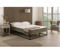 The Foam People The Saffron Comfort All Foam Mattress - 8" Deep Memory & Supportive Foam - Grey - 1 - 4ft6 Double Mattress (135cm x 190cm)