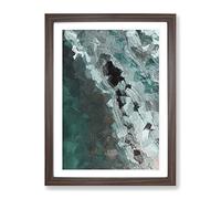 The Fog Abstract Framed Print | A2 Walnut Framed Wall Art | Ready to Hang | Abstract Fantasy Picture | Living Room Bedroom Lounge Office