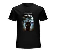 JCHENGS The Fog V7 T-Shirt Movie Poster Horror John Carpenter Men's Black 3XL