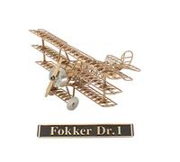 エアロベース The Fokker Dr. 1 Brass Edition - Unique Metal Model Kit for Adults