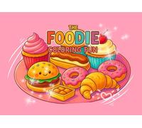 The foodie coloring fun