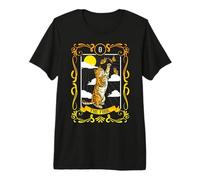 The Fool Cat Arcana Tarot Card Mystical Wiccan Premium T-Shirt
