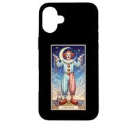The Fool Clown Tarot Cosmic Dreamscape Case for iPhone 16 Plus
