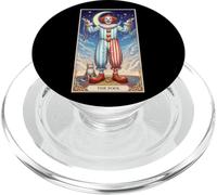 The Fool Clown Tarot Cosmic Dreamscape PopSockets PopGrip for MagSafe