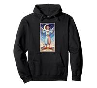 The Fool Clown Tarot Cosmic Dreamscape Pullover Hoodie